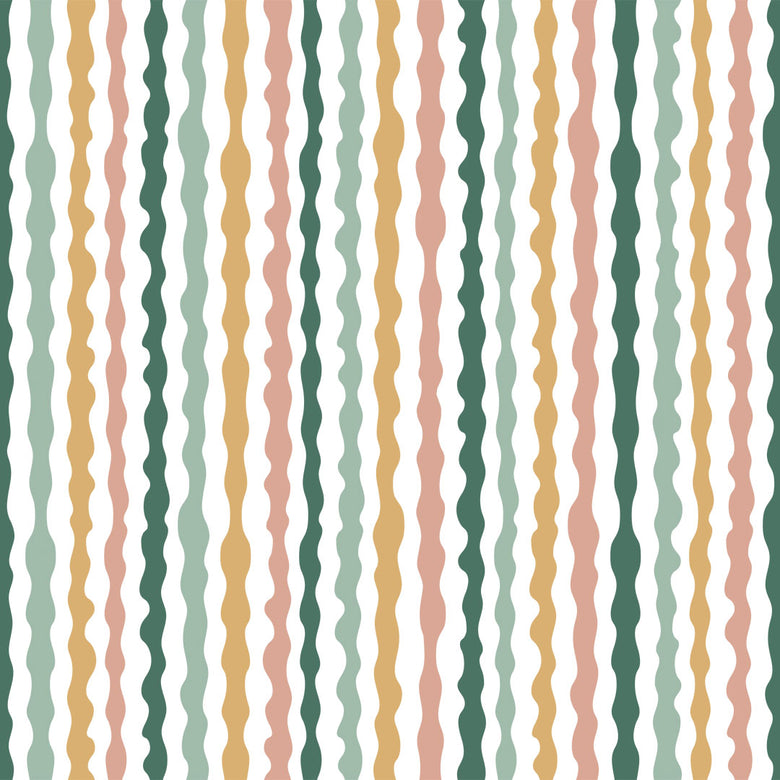 Sample of Get A Wiggle On Wallpaper in Retro Sunset