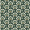 Sample of Happy Glamper Wallpaper in Dark Forest, Sage and Sand