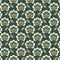Sample of Happy Glamper Wallpaper in Dark Forest, Sage and Sand