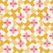 Sample of Day Dreamer Wallpaper in Mustard and Candy Floss on Gluten Free
