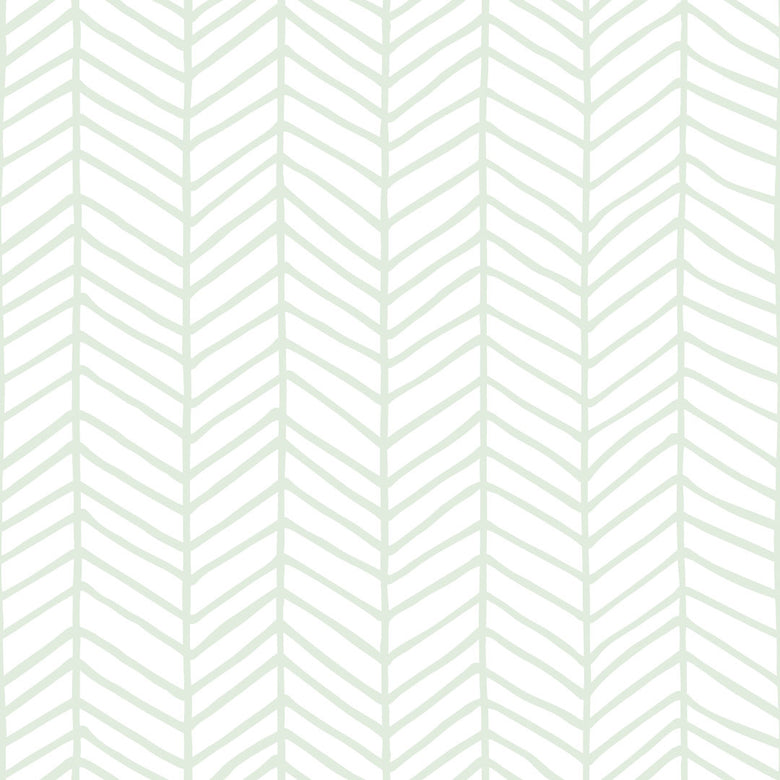 Sample of Go Your Own Way Wallpaper in Elderflower