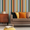 Striped 70's Wallpaper