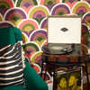Record Player and Retro Wallpaper - Lust Home