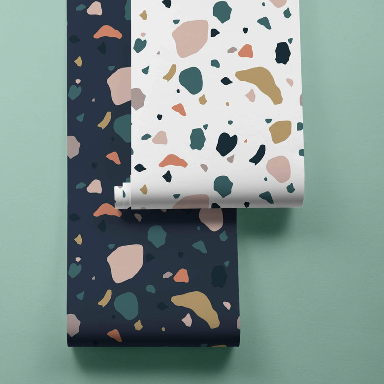 Dropping Rolls of Wallpaper