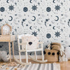 Nursery with Celestial Wallpaper