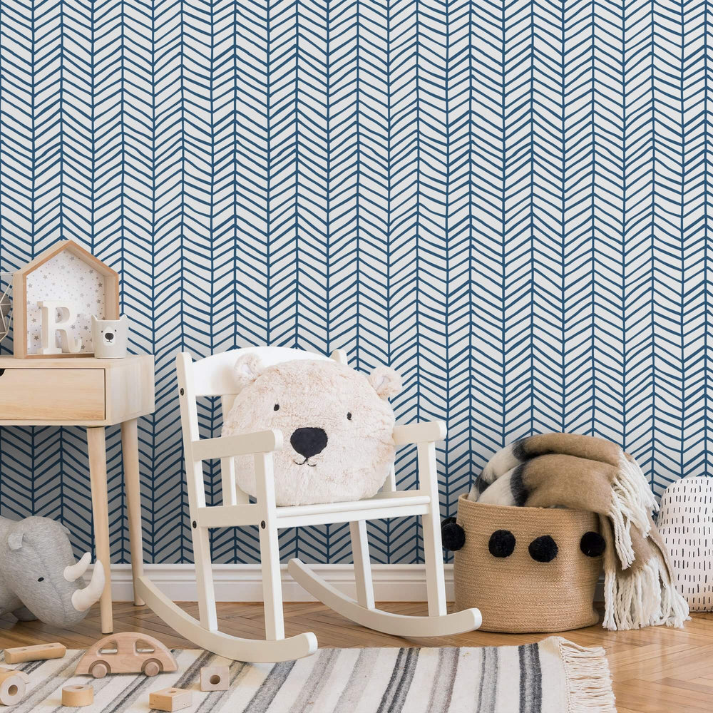 G78129 Texture FX Herringbone Wallpaper by Galerie