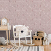Nursery With Pale Pink Wallpaper