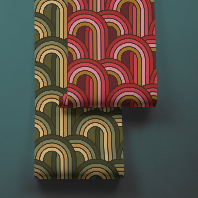 Vintage & Retro Wallpaper in Pink