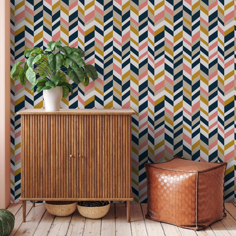 Bauhaus Inspired Wallpaper